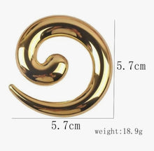Load image into Gallery viewer, Spiral Brooch
