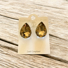 Load image into Gallery viewer, Pear Shape  - Clip Ons
