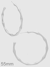 Load image into Gallery viewer, Bamboo Hoops
