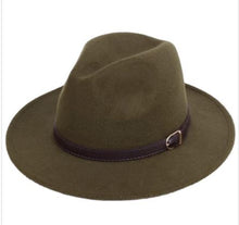 Load image into Gallery viewer, Fedora with leather band

