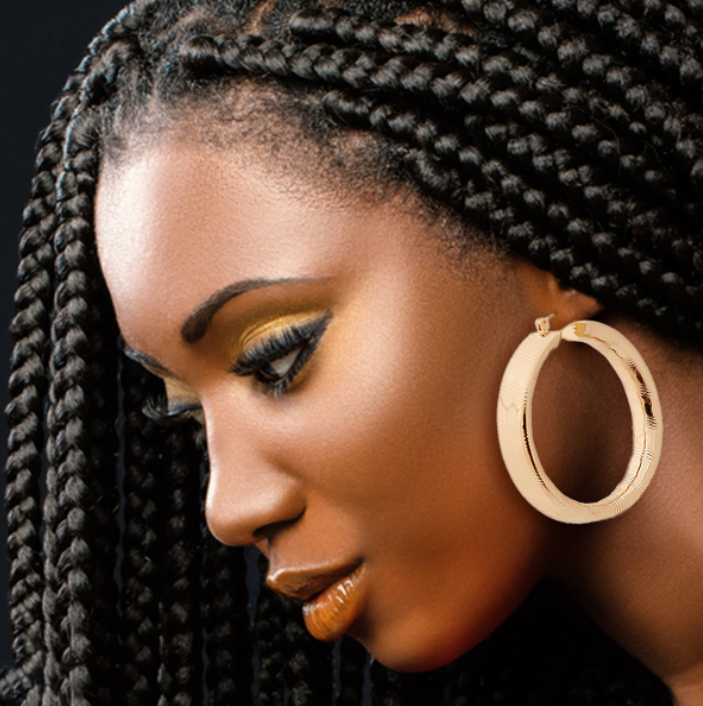Vintage Gold Hoops
