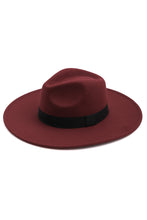 Load image into Gallery viewer, Fedora Hat w/ Black Band
