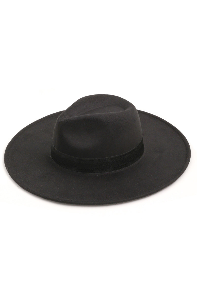 Fedora Hat w/ Black Band