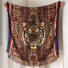 Load image into Gallery viewer, Tiger Print Scarf
