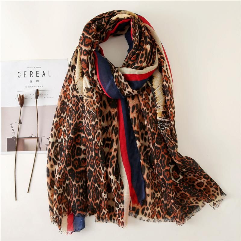 Tiger Print Scarf