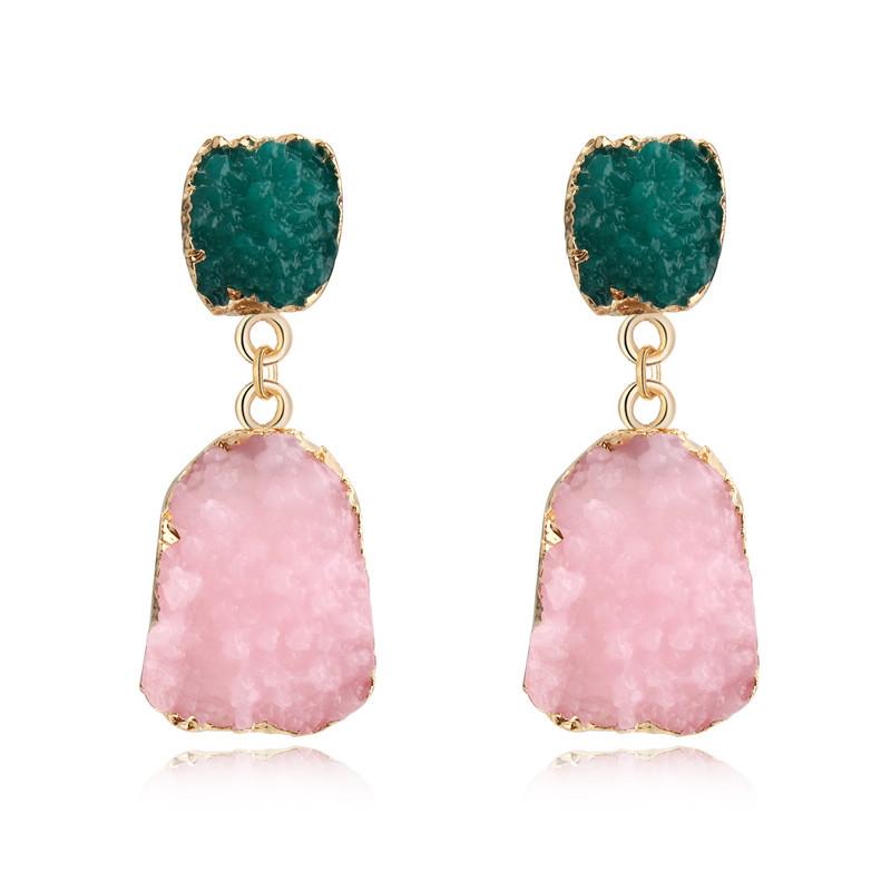 Resin Druzy Earrings