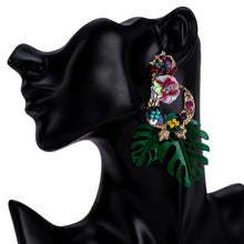 Load image into Gallery viewer, Floral Drop Earrings
