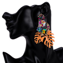 Load image into Gallery viewer, Floral Drop Earrings
