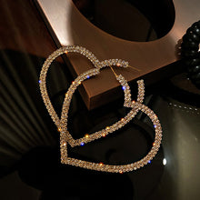 Load image into Gallery viewer, Heart Hoops
