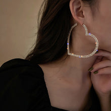 Load image into Gallery viewer, Heart Hoops
