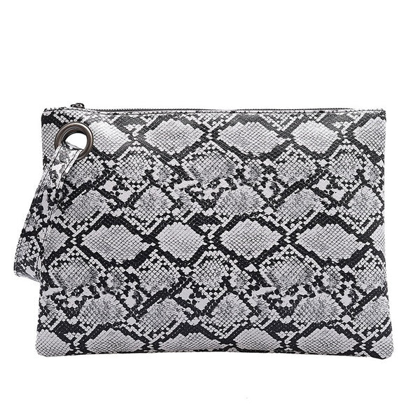 Snake Skin Clutch