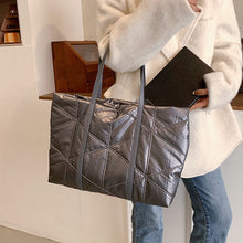 Load image into Gallery viewer, Metallic Grey Quilt
