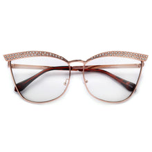 Load image into Gallery viewer, Cat Glasses with Rhinestones
