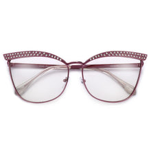 Load image into Gallery viewer, Cat Glasses with Rhinestones
